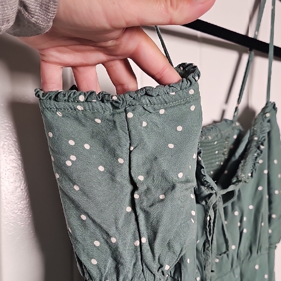 O'Neill M Mint Green Dress with White Dots - Picture 6 of 11